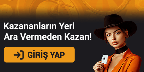 giriş yap butonu ve kadın içeren bahis tanıtımı